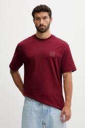 Calvin Klein pamut póló - burgundia XS