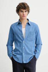 Samsøe Samsøe lenvászon ing LIAM - kék L