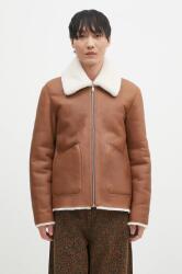 Paul Smith kifordítható bőrkabát - barna M