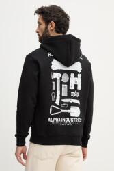 Alpha Industries felső Return To Base Hoodie - fekete M