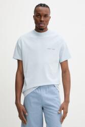 Samsoe Samsoe pamut póló Norsbro - kék S - answear - 17 990 Ft