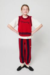 Bobo Choses gyerek pamut nadrág Striped - piros 135/148