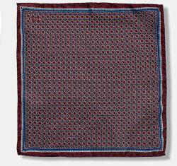 Eton selyem zsebkendő - burgundia Univerzális méret