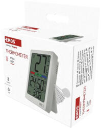 EMOS Digitális hőmérő páratartalom-mérővel, vezetékes érzékelővel, ébresztőórával E0558P (E0558P) - akkuforras