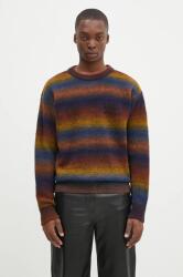 Aries gyapjúkeverék pulóver Boucle Space Dye Knit - többszínű M