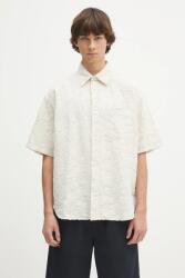Norse Projects ing Mo Oversized Fil Coupe SS Shirt - bézs L