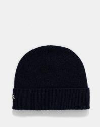 Lacoste gyapjú sapka és sál - sötétkék Univerzális méret