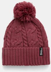 Jack Wolfskin sapka Pompom - rózsaszín Univerzális méret