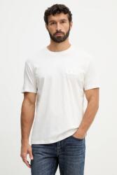 Giorgio Armani pamut póló - bézs M - answear - 19 990 Ft