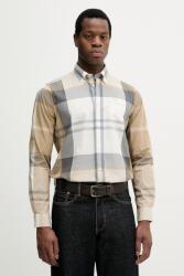 Barbour férfi pamut ing Harris Tailored Shirt - bézs S