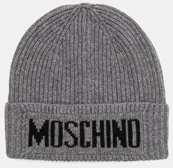 Moschino sapka férfi gyapjú hozzáadásával - szürke Univerzális méret