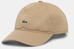 Lacoste baseball sapka pamut - bézs Univerzális méret - answear - 24 990 Ft