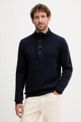 Barbour gyapjú pulóver - sötétkék M - answear - 56 990 Ft