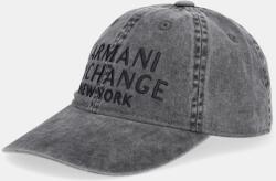 Armani Exchange pamut baseball sapka - szürke Univerzális méret - answear - 30 990 Ft