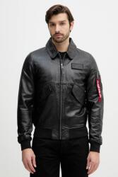 Alpha Industries bőrdzseki CWU-45/P Leather - fekete S