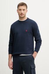 U. S. Polo Assn U. S. Polo Assn. melegítőfelső férfi pamuttal DHM LB CREW - sötétkék L