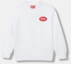 Diesel gyerek melegítőfelső pamutból SPATCH OVER SWEAT-SHIRT - fehér 106