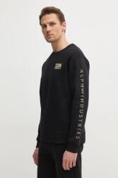 Alpha Industries felső Camo Sleeve Crewneck - fekete XXL