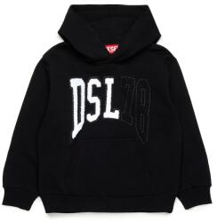Diesel gyerek melegítőfelső pamutból SBOXTHOOD OVER SWEAT-SHIRT - fekete 132