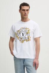Versace Jeans Couture pamut póló - fehér L - answear - 40 990 Ft