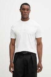 Giorgio Armani pamut póló - bézs L - answear - 41 990 Ft