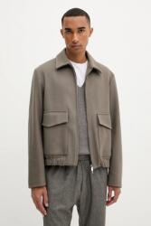 Barena Venezia gyapjú kabát Capospalla Magan - barna 48