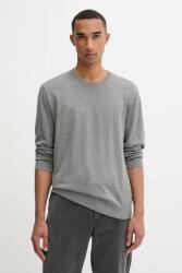 Calvin Klein pamut pulóver - szürke M