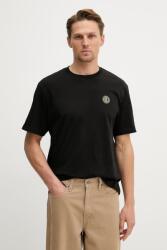 Just Cavalli pamut póló - fekete XL - answear - 39 990 Ft