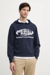 Red Bull Racing x Pepe Jeans pamut pulóver INTARSIA HOODY - sötétkék XXL