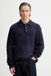 Les Deux pulóver gyapjúkeverékből - sötétkék XL