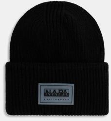 Napapijri gyapjú sapka Napapijri x Martine Rose - fekete Univerzális méret