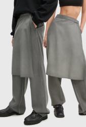Sunnei gyapjú nadrág - szürke M - answear - 179 990 Ft