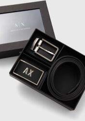 Armani Exchange kifordítható bőröv - fekete Univerzális méret - answear - 33 990 Ft
