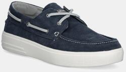 Napapijri velúr mokaszin BARK - sötétkék Férfi 42