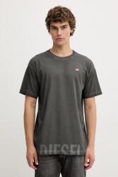 Diesel t-shirt férfi pamut T-NORM-T7 - szürke M
