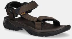 Teva férfi nubuk szandál Terra Fi 5 Universal Leather - barna Férfi 40