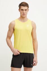 Compressport futós póló Singlet - sárga XL