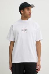 MSGM pamut póló - fehér S - answear - 62 990 Ft