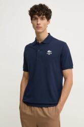 Lacoste pamut póló - sötétkék XS