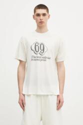 Aries pamut póló Destroyed 69 SS Tee - bézs XL