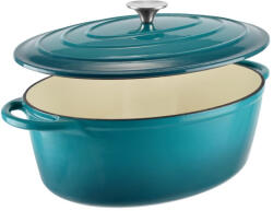 Perfect Home Zománcozott Öntöttvas kacsasütő 34 cm ~7 liter türkizkék (17822)