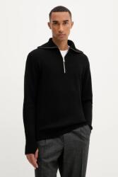 Barena Venezia gyapjú pulóver Knitwear Batigia - fekete M