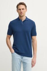 Hackett London pamut póló - sötétkék L - answear - 34 990 Ft