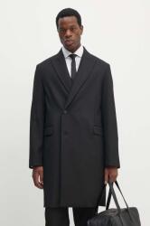 Versace kabát gyapjú keverékből - fekete 54