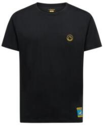 La Sportiva Climbing on the Moon T-Shirt Men Tricou cu mânecă scurtă Nero/Giallo XL