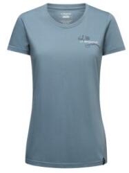 La Sportiva CLIMB FLOWER T-SHIRT Women Tricou cu mânecă scurtă Limestone/Night Sky L