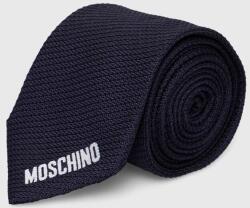 Moschino selyen nyakkendő - sötétkék Univerzális méret - answear - 43 990 Ft