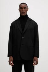 Armani Exchange blézer gyapjú keverékből - fekete 52