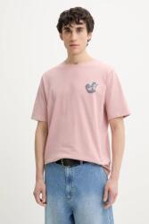 Desigual pamut póló ROSA - rózsaszín L