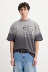 Desigual pamut póló GRANADA - szürke S